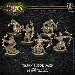 Spirit Games (Est. 1984) - Supplying role playing games (RPG), wargames rules, miniatures and scenery, new and traditional board and card games for the last 20 years sells [PIP72076] Circle Orboros Tharn Blood Pack Unit (6) (Plastic)