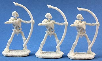 Spirit Games (Est. 1984) - Supplying role playing games (RPG), wargames rules, miniatures and scenery, new and traditional board and card games for the last 20 years sells [77018] Skeletal Archer (3)