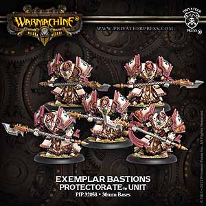 Spirit Games (Est. 1984) - Supplying role playing games (RPG), wargames rules, miniatures and scenery, new and traditional board and card games for the last 20 years sells [PIP32058] Protectorate of Menoth Exemplar Bastion Unit Plastic Kit (5) 