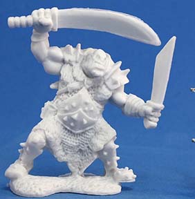 Spirit Games (Est. 1984) - Supplying role playing games (RPG), wargames rules, miniatures and scenery, new and traditional board and card games for the last 20 years sells [77051] Orc Stalker (Two Weapons)