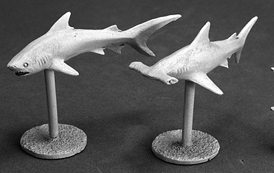 Spirit Games (Est. 1984) - Supplying role playing games (RPG), wargames rules, miniatures and scenery, new and traditional board and card games for the last 20 years sells [03622] Sharks (2)