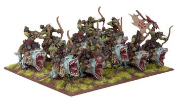 Spirit Games (Est. 1984) - Supplying role playing games (RPG), wargames rules, miniatures and scenery, new and traditional board and card games for the last 20 years sells [MGKWO25-1] Goblin Fleabag Sniffs Regiment