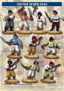 Spirit Games (Est. 1984) - Supplying role playing games (RPG), wargames rules, miniatures and scenery, new and traditional board and card games for the last 20 years sells [OTSS05] 18th Century Sailors