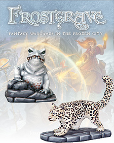 Spirit Games (Est. 1984) - Supplying role playing games (RPG), wargames rules, miniatures and scenery, new and traditional board and card games for the last 20 years sells [FGV301] Ice Toad and Snow Leopard