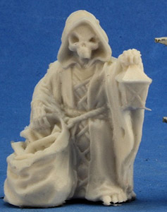 Spirit Games (Est. 1984) - Supplying role playing games (RPG), wargames rules, miniatures and scenery, new and traditional board and card games for the last 20 years sells [77360] Mr Bones with Lamp