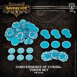 Spirit Games (Est. 1984) - Supplying role playing games (RPG), wargames rules, miniatures and scenery, new and traditional board and card games for the last 20 years sells [PIP91120] Convergence of Cyriss Token Set