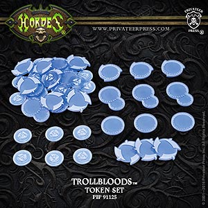Spirit Games (Est. 1984) - Supplying role playing games (RPG), wargames rules, miniatures and scenery, new and traditional board and card games for the last 20 years sells [PIP91125] Trollbloods Token Set