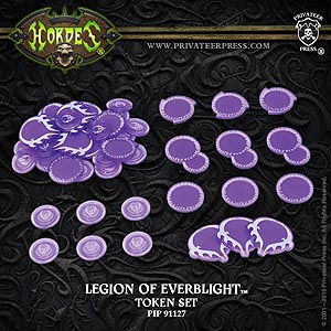 Spirit Games (Est. 1984) - Supplying role playing games (RPG), wargames rules, miniatures and scenery, new and traditional board and card games for the last 20 years sells [PIP91127] Legion of Everblight Token Set