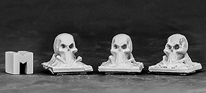 Spirit Games (Est. 1984) - Supplying role playing games (RPG), wargames rules, miniatures and scenery, new and traditional board and card games for the last 20 years sells [03855] Tombstone Finial: Skulls (3)