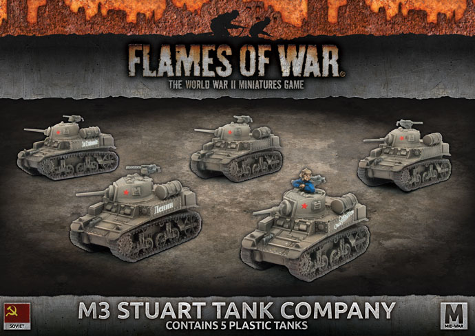 Spirit Games (Est. 1984) - Supplying role playing games (RPG), wargames rules, miniatures and scenery, new and traditional board and card games for the last 20 years sells [SBX43] M3 Stuart Tank Company (Soviet)