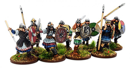 Spirit Games (Est. 1984) - Supplying role playing games (RPG), wargames rules, miniatures and scenery, new and traditional board and card games for the last 20 years sells [SSM04] Shieldmaiden Warriors (8)