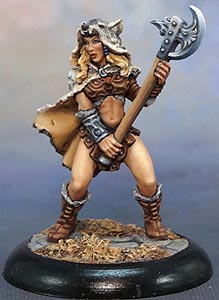 Spirit Games (Est. 1984) - Supplying role playing games (RPG), wargames rules, miniatures and scenery, new and traditional board and card games for the last 20 years sells [04008] Kyrie, Female Barbarian