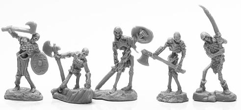 Spirit Games (Est. 1984) - Supplying role playing games (RPG), wargames rules, miniatures and scenery, new and traditional board and card games for the last 20 years sells [44115] Bog Skeletons (5)