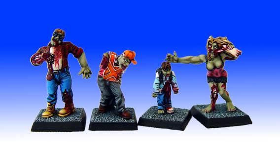 Spirit Games (Est. 1984) - Supplying role playing games (RPG), wargames rules, miniatures and scenery, new and traditional board and card games for the last 20 years sells [RAF2822] Zombies (4)
