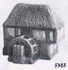Spirit Games (Est. 1984) - Supplying role playing games (RPG), wargames rules, miniatures and scenery, new and traditional board and card games for the last 20 years sells [5M5] Watermill of half timber with thatched roof