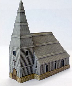 Spirit Games (Est. 1984) - Supplying role playing games (RPG), wargames rules, miniatures and scenery, new and traditional board and card games for the last 20 years sells [3/004] Wooden Church 6mm
