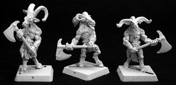Spirit Games (Est. 1984) - Supplying role playing games (RPG), wargames rules, miniatures and scenery, new and traditional board and card games for the last 20 years sells [14117] Beastmen w/Axes (3)