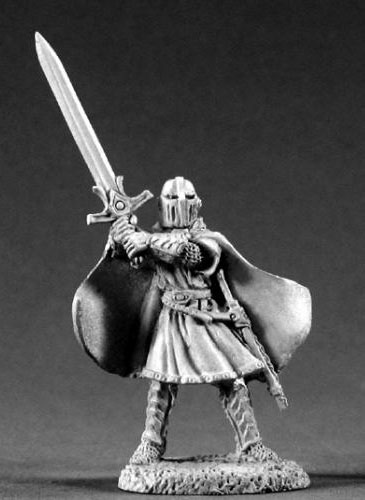 Spirit Games (Est. 1984) - Supplying role playing games (RPG), wargames rules, miniatures and scenery, new and traditional board and card games for the last 20 years sells [02188] Templar Knight w/Two-Handed Sword