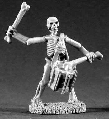Spirit Games (Est. 1984) - Supplying role playing games (RPG), wargames rules, miniatures and scenery, new and traditional board and card games for the last 20 years sells [02211] Skeleton with drum