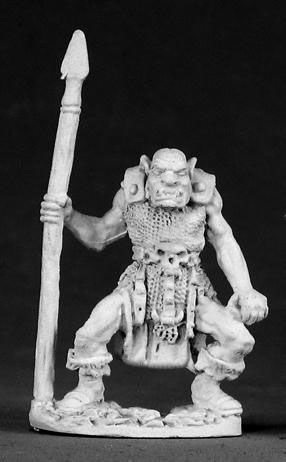 Spirit Games (Est. 1984) - Supplying role playing games (RPG), wargames rules, miniatures and scenery, new and traditional board and card games for the last 20 years sells [02283] Orc Spearman