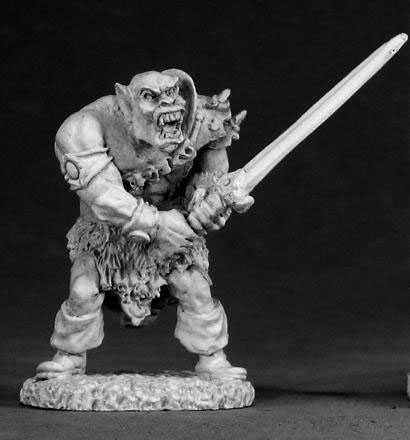 Spirit Games (Est. 1984) - Supplying role playing games (RPG), wargames rules, miniatures and scenery, new and traditional board and card games for the last 20 years sells [02335] Black Orc with Two Handed Sword