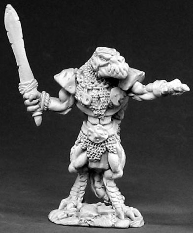 Spirit Games (Est. 1984) - Supplying role playing games (RPG), wargames rules, miniatures and scenery, new and traditional board and card games for the last 20 years sells [02408] Lizardman Tyrant Leader