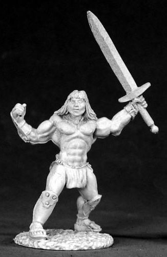 Spirit Games (Est. 1984) - Supplying role playing games (RPG), wargames rules, miniatures and scenery, new and traditional board and card games for the last 20 years sells [02529] Brand, Male Barbarian