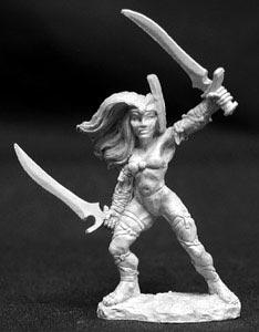 Spirit Games (Est. 1984) - Supplying role playing games (RPG), wargames rules, miniatures and scenery, new and traditional board and card games for the last 20 years sells [02650] Nayanna, Female Pit Fighter