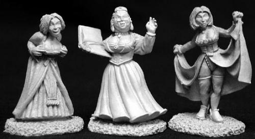 Spirit Games (Est. 1984) - Supplying role playing games (RPG), wargames rules, miniatures and scenery, new and traditional board and card games for the last 20 years sells [02655] Townsfolk III: Madam and Strumpets (3)