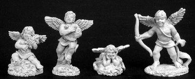 Spirit Games (Est. 1984) - Supplying role playing games (RPG), wargames rules, miniatures and scenery, new and traditional board and card games for the last 20 years sells [02787] Cupid (1) and Cherubs (3)