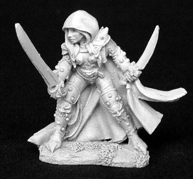 Spirit Games (Est. 1984) - Supplying role playing games (RPG), wargames rules, miniatures and scenery, new and traditional board and card games for the last 20 years sells [02834] Deladrin, Female Assassin