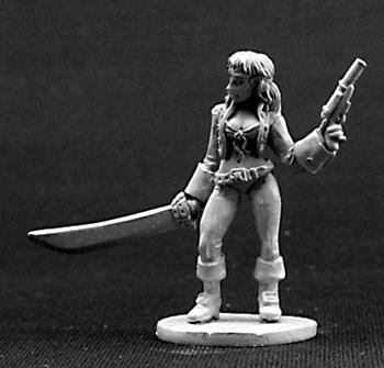 Spirit Games (Est. 1984) - Supplying role playing games (RPG), wargames rules, miniatures and scenery, new and traditional board and card games for the last 20 years sells [03251] Finaelan, Female Pirate