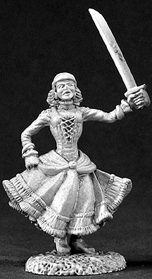 Spirit Games (Est. 1984) - Supplying role playing games (RPG), wargames rules, miniatures and scenery, new and traditional board and card games for the last 20 years sells [03379] Dandy Franchesca, Female Pirate