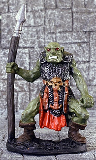 Spirit Games (Est. 1984) - Supplying role playing games (RPG), wargames rules, miniatures and scenery, new and traditional board and card games for the last 20 years sells [20012] Orc Spearman