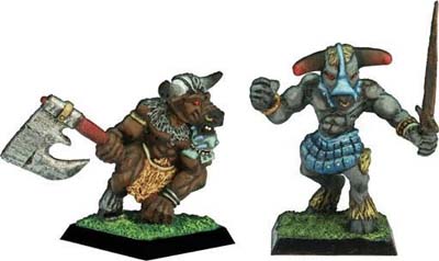 Spirit Games (Est. 1984) - Supplying role playing games (RPG), wargames rules, miniatures and scenery, new and traditional board and card games for the last 20 years sells [FM004] Minotaurs (2)