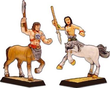 Spirit Games (Est. 1984) - Supplying role playing games (RPG), wargames rules, miniatures and scenery, new and traditional board and card games for the last 20 years sells [FM043] Centaurs (male and female) (2)