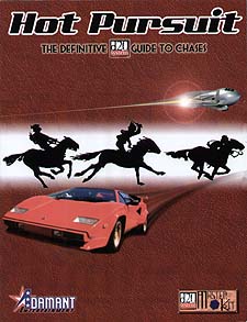 Spirit Games (Est. 1984) - Supplying role playing games (RPG), wargames rules, miniatures and scenery, new and traditional board and card games for the last 20 years sells Hot Pursuit: The Definitive d20 System Guide to Chases