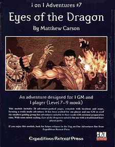 Spirit Games (Est. 1984) - Supplying role playing games (RPG), wargames rules, miniatures and scenery, new and traditional board and card games for the last 20 years sells 1 on 1 Adventures #7: Eyes of the Dragon