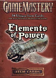 Spirit Games (Est. 1984) - Supplying role playing games (RPG), wargames rules, miniatures and scenery, new and traditional board and card games for the last 20 years sells GameMastery Item Cards: Elements of Power