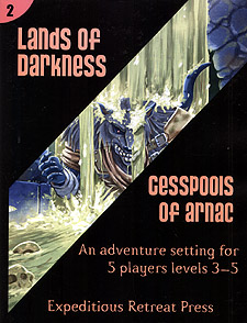 Spirit Games (Est. 1984) - Supplying role playing games (RPG), wargames rules, miniatures and scenery, new and traditional board and card games for the last 20 years sells Lands of Darkness 2: Cesspools of Arnac