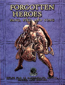 Spirit Games (Est. 1984) - Supplying role playing games (RPG), wargames rules, miniatures and scenery, new and traditional board and card games for the last 20 years sells Forgotten Heroes: Fang, Fist, and Song