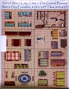 Spirit Games (Est. 1984) - Supplying role playing games (RPG), wargames rules, miniatures and scenery, new and traditional board and card games for the last 20 years sells Art of Wor City Tiles: The Grand Bazaar