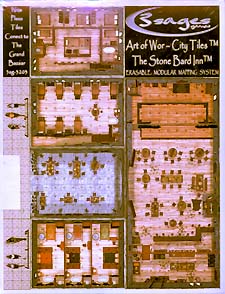 Spirit Games (Est. 1984) - Supplying role playing games (RPG), wargames rules, miniatures and scenery, new and traditional board and card games for the last 20 years sells Art of Wor City Tiles: The Stone Bard Inn