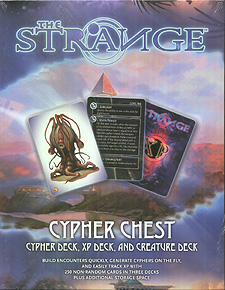 Spirit Games (Est. 1984) - Supplying role playing games (RPG), wargames rules, miniatures and scenery, new and traditional board and card games for the last 20 years sells The Strange: Cypher Chest