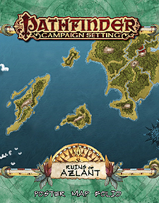 Spirit Games (Est. 1984) - Supplying role playing games (RPG), wargames rules, miniatures and scenery, new and traditional board and card games for the last 20 years sells Pathfinder Campaign Setting: Ruins of Azlant Poster Map Folio