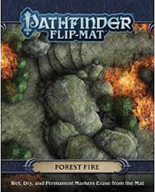 Spirit Games (Est. 1984) - Supplying role playing games (RPG), wargames rules, miniatures and scenery, new and traditional board and card games for the last 20 years sells Pathfinder Flip-Mat: Forest Fire