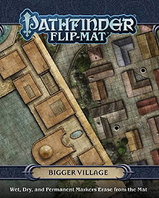 Spirit Games (Est. 1984) - Supplying role playing games (RPG), wargames rules, miniatures and scenery, new and traditional board and card games for the last 20 years sells Pathfinder Flip-Mat: Bigger Village