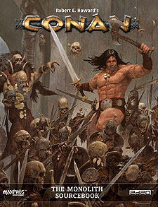 Spirit Games (Est. 1984) - Supplying role playing games (RPG), wargames rules, miniatures and scenery, new and traditional board and card games for the last 20 years sells Conan: The Monolith Sourcebook