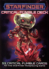Spirit Games (Est. 1984) - Supplying role playing games (RPG), wargames rules, miniatures and scenery, new and traditional board and card games for the last 20 years sells Starfinder Critical Fumble Deck