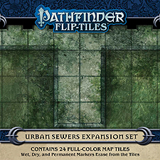 Spirit Games (Est. 1984) - Supplying role playing games (RPG), wargames rules, miniatures and scenery, new and traditional board and card games for the last 20 years sells Pathfinder Flip-Tiles: Urban Sewers Expansion Set